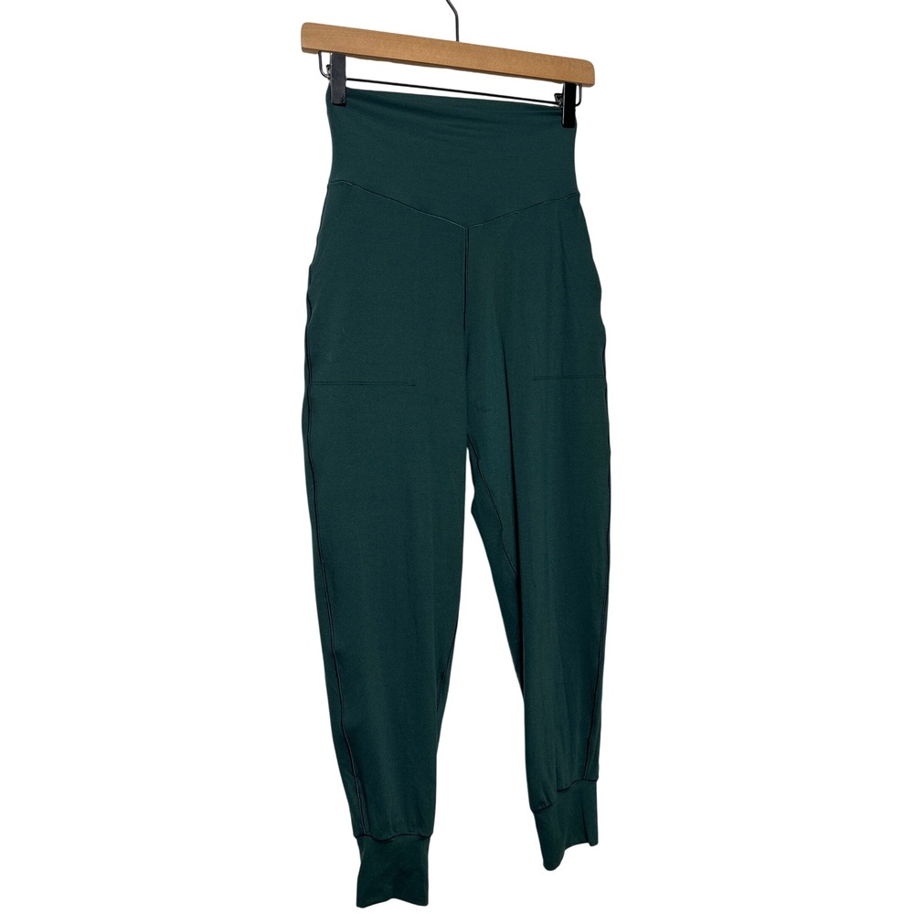Aerie Offline Real Me High Waisted Lightweight Stretch Joggers Forest Green Sz S